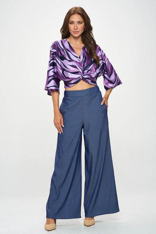 Tencel Straight Leg Pants with Side Pockets - Shop Style & More | Fresh Looks, Everyday Deals & Free Shipping