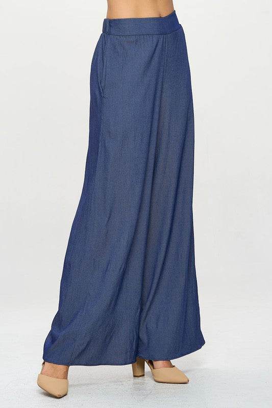 Tencel Straight Leg Pants with Side Pockets - Shop Style & More | Fresh Looks, Everyday Deals & Free Shipping