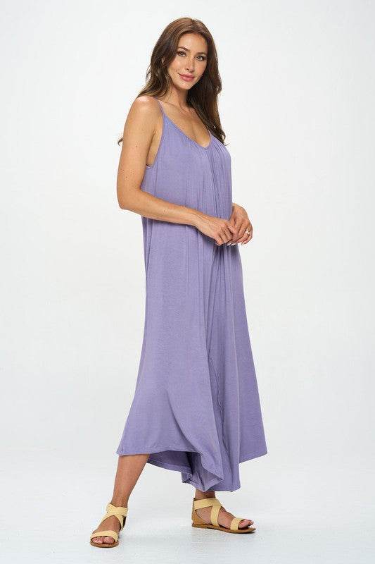 Made in USA Modal Spandex Soft Knit Jumpsuit - Shop Style & More | Fresh Looks, Everyday Deals & Free Shipping