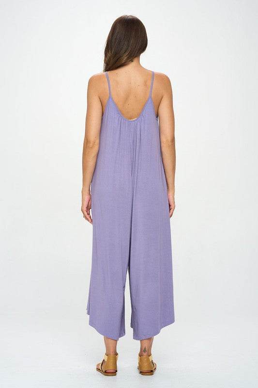 Made in USA Modal Spandex Soft Knit Jumpsuit - Shop Style & More | Fresh Looks, Everyday Deals & Free Shipping