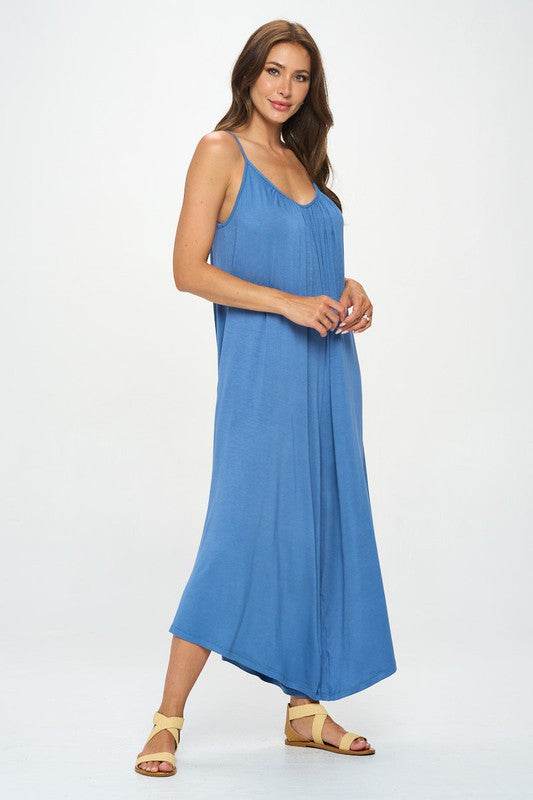 Made in USA Modal Spandex Soft Knit Jumpsuit - Shop Style & More | Fresh Looks, Everyday Deals & Free Shipping