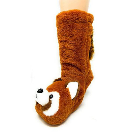 Red Panda - Kids' Plush Animal Slipper Socks - Shop Style & More | Fresh Looks, Everyday Deals & Free Shipping