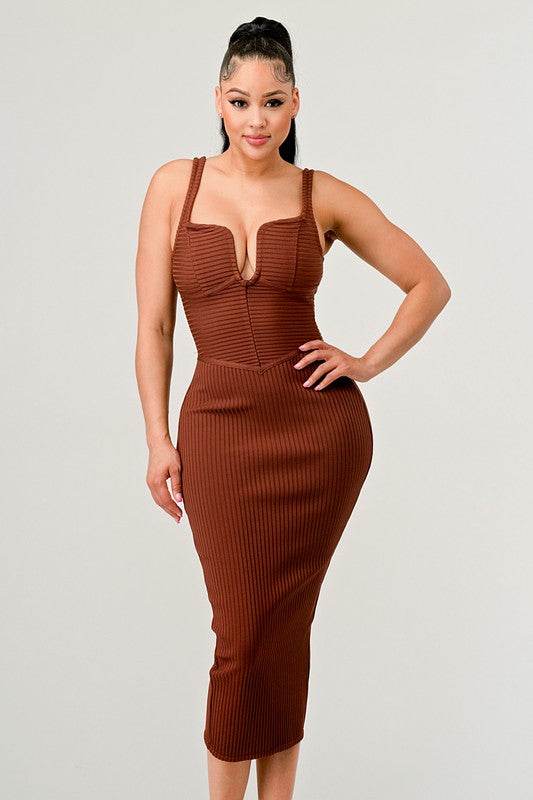 IT FEELS LIKE FALL MIDI DRESS - Shop Style & More | Fresh Looks, Everyday Deals & Free Shipping