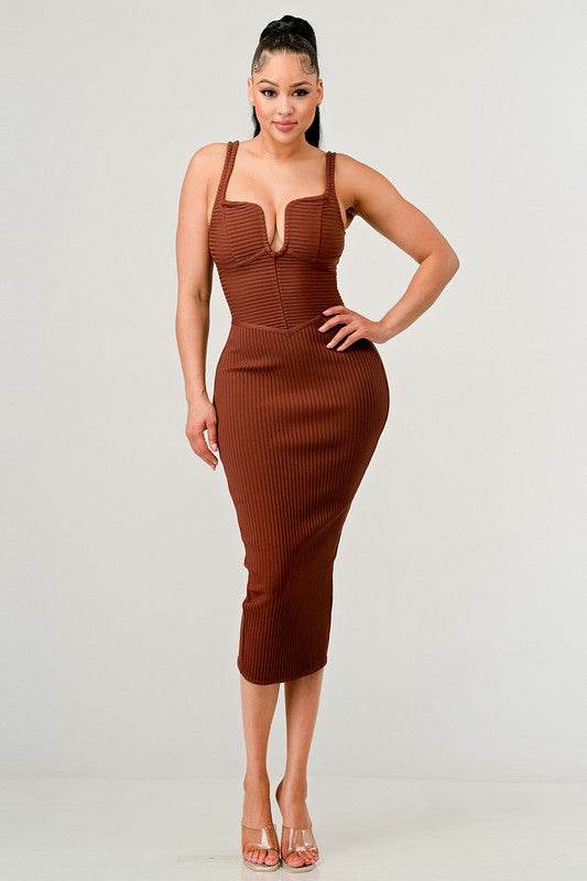 IT FEELS LIKE FALL MIDI DRESS - Shop Style & More | Fresh Looks, Everyday Deals & Free Shipping