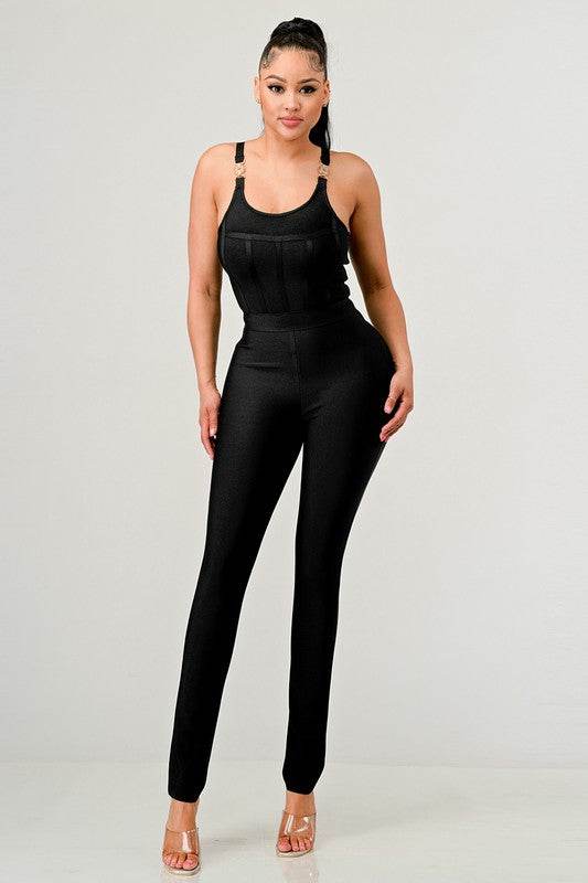 BODYCON BANDAGE JUMPSUIT - Shop Style & More | Fresh Looks, Everyday Deals & Free Shipping