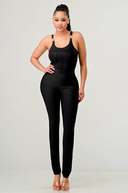 BODYCON BANDAGE JUMPSUIT - Shop Style & More | Fresh Looks, Everyday Deals & Free Shipping