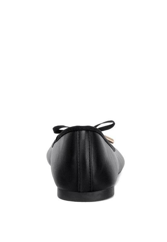 Suzzy Bow Embellished Flat Ballerinas - Shop Style & More | Fresh Looks, Everyday Deals & Free Shipping