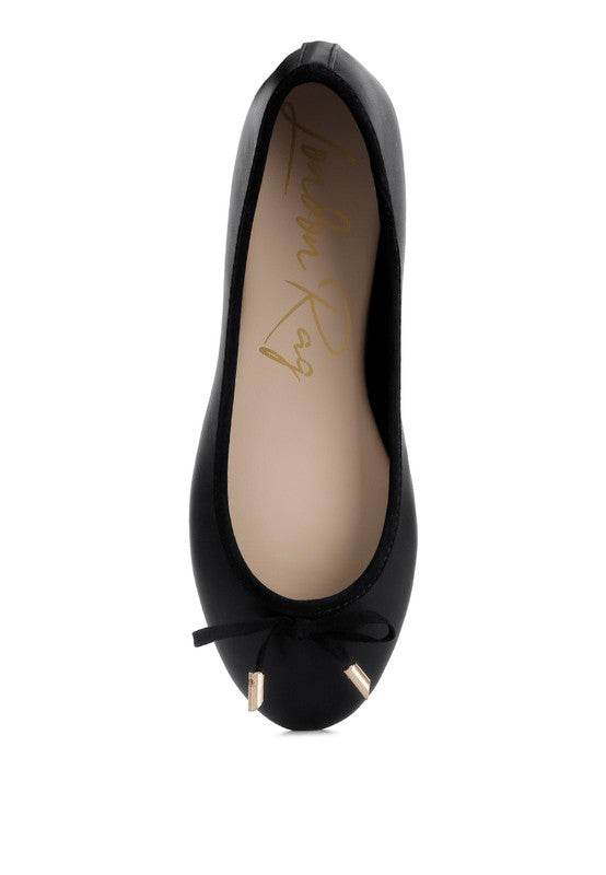 Suzzy Bow Embellished Flat Ballerinas - Shop Style & More | Fresh Looks, Everyday Deals & Free Shipping