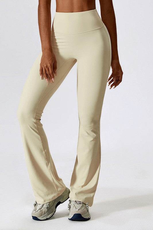 High-rise stretch flared pants - Shop Style & More | Fresh Looks, Everyday Deals & Free Shipping