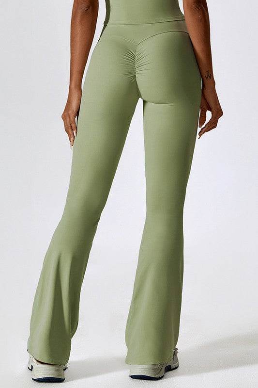 High-rise stretch flared pants - Shop Style & More | Fresh Looks, Everyday Deals & Free Shipping