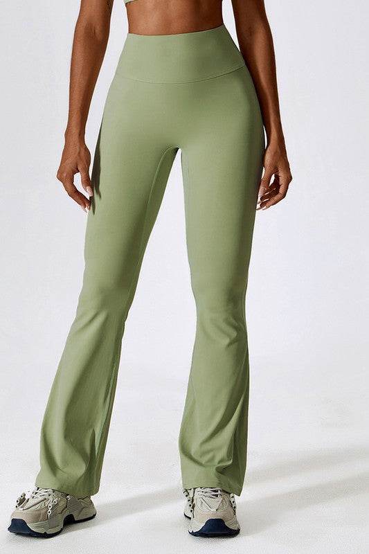 High-rise stretch flared pants - Shop Style & More | Fresh Looks, Everyday Deals & Free Shipping