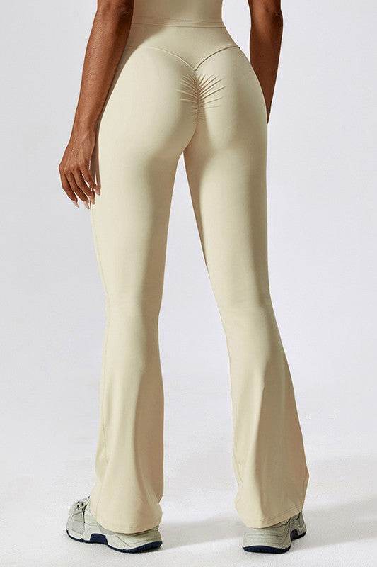 High-rise stretch flared pants - Shop Style & More | Fresh Looks, Everyday Deals & Free Shipping