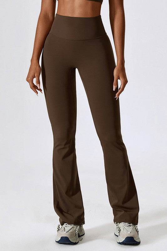 High-rise stretch flared pants - Shop Style & More | Fresh Looks, Everyday Deals & Free Shipping