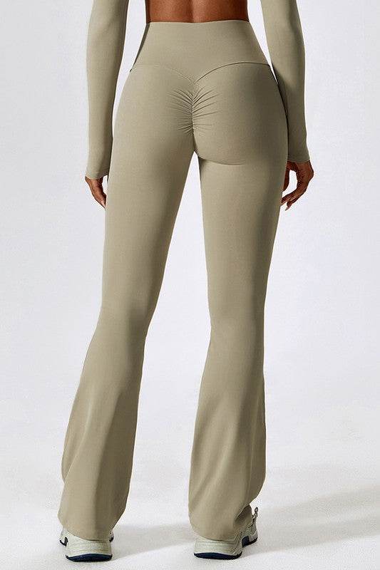 High-rise stretch flared pants - Shop Style & More | Fresh Looks, Everyday Deals & Free Shipping
