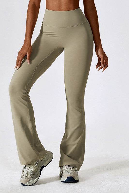 High-rise stretch flared pants - Shop Style & More | Fresh Looks, Everyday Deals & Free Shipping