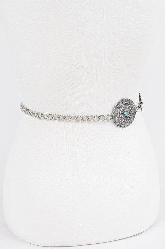 Western Concho Chain Belt - Shop Style & More | Fresh Looks, Everyday Deals & Free Shipping