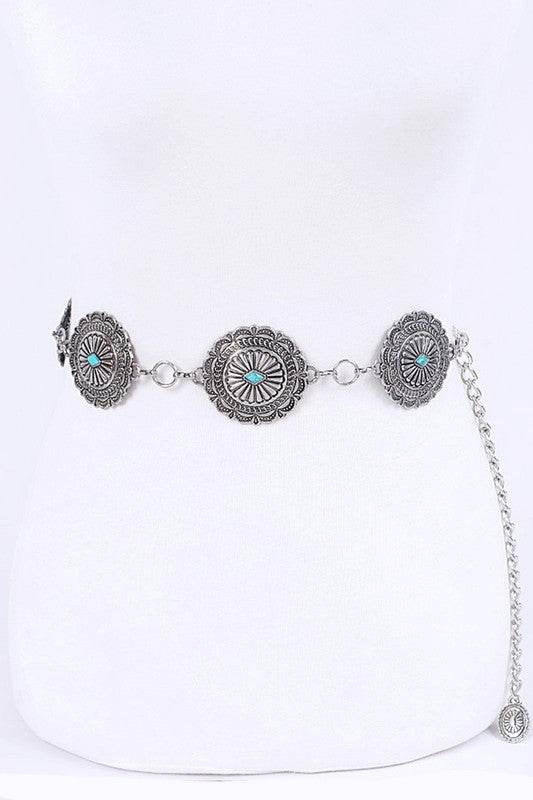 Western Concho Chain Belt - Shop Style & More | Fresh Looks, Everyday Deals & Free Shipping