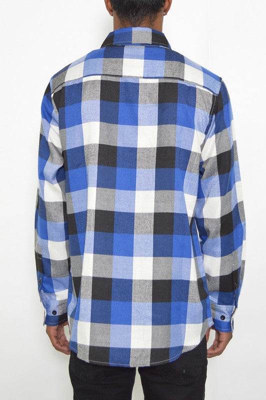 Weiv Long Sleeve Checkered Flannel - Shop Style & More | Fresh Looks, Everyday Deals & Free Shipping