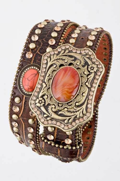 Oval Stone Buckle Fashion Belt - Shop Style & More | Fresh Looks, Everyday Deals & Free Shipping