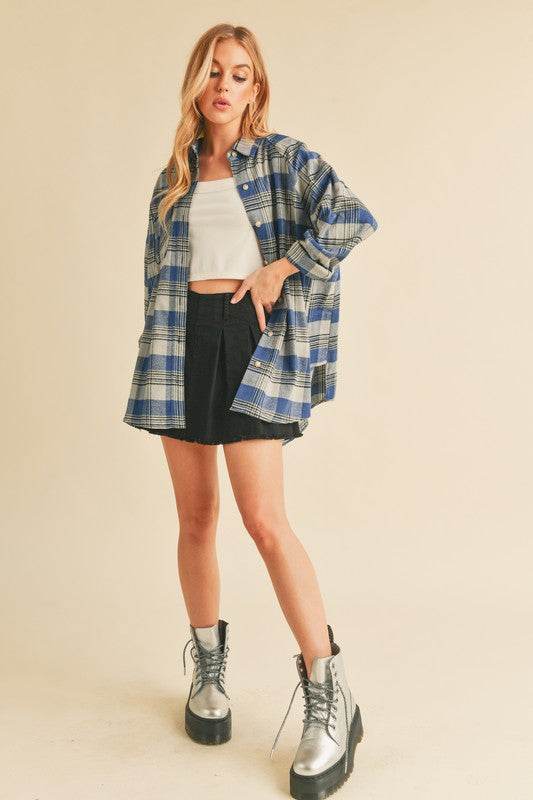Jocia Plaid Flannel Shirt - Shop Style & More | Fresh Looks, Everyday Deals & Free Shipping