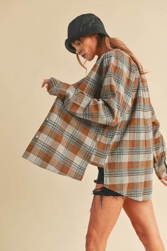 Jocia Plaid Flannel Shirt - Shop Style & More | Fresh Looks, Everyday Deals & Free Shipping