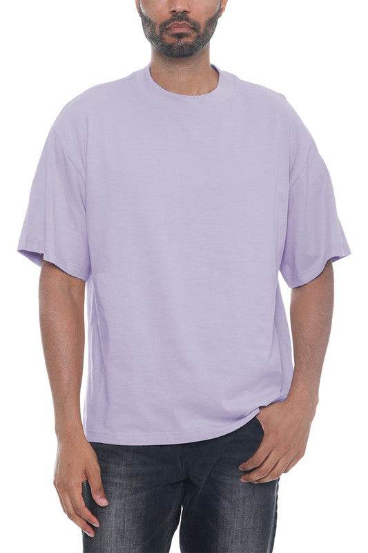 Premium Cotton Drop Shoulder Tee - Shop Style & More | Fresh Looks, Everyday Deals & Free Shipping