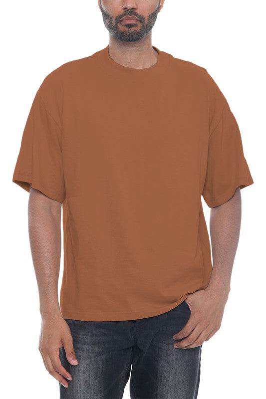 Premium Cotton Drop Shoulder Tee - Shop Style & More | Fresh Looks, Everyday Deals & Free Shipping