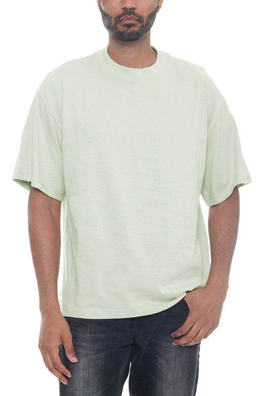 Premium Cotton Drop Shoulder Tee - Shop Style & More | Fresh Looks, Everyday Deals & Free Shipping