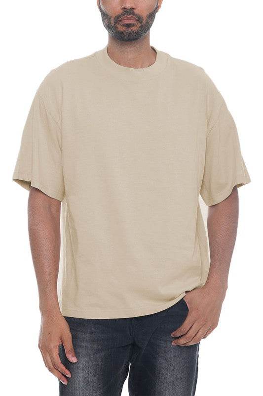 Premium Cotton Drop Shoulder Tee - Shop Style & More | Fresh Looks, Everyday Deals & Free Shipping