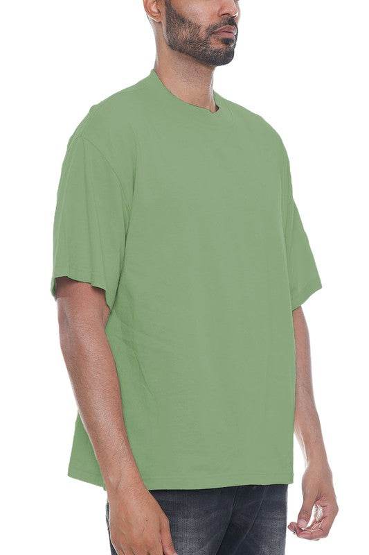 Premium Cotton Drop Shoulder Tee - Shop Style & More | Fresh Looks, Everyday Deals & Free Shipping