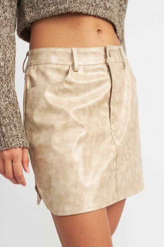 MINI SKIRT WITH SHORT HEM - Shop Style & More | Fresh Looks, Everyday Deals & Free Shipping