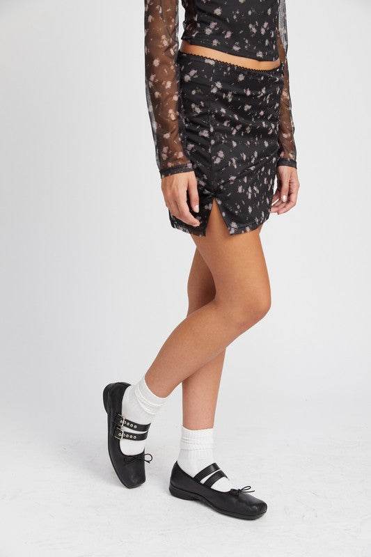 MESH MINI SKIRT WITH SATIN BOW DETAIL - Shop Style & More | Fresh Looks, Everyday Deals & Free Shipping