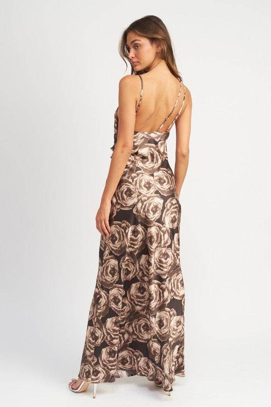 ASYMMETRICAL NECK MAXI DRESS - Shop Style & More | Fresh Looks, Everyday Deals & Free Shipping
