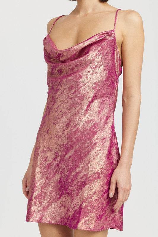 COWL NECK MNI SLIP DRESS - Shop Style & More | Fresh Looks, Everyday Deals & Free Shipping