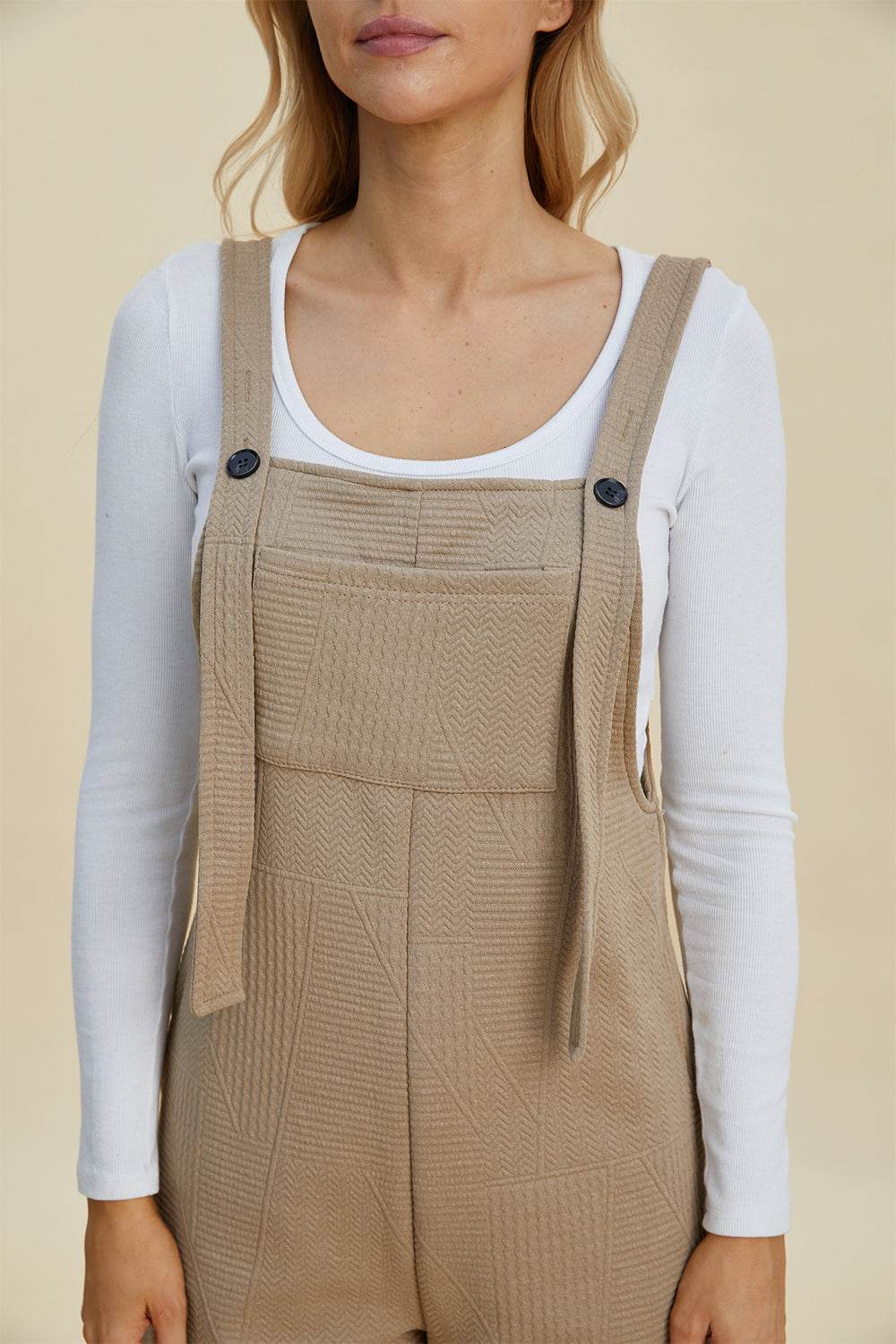 Double Take Full Size Texture Sleeveless Romper - Shop Style & More | Fresh Looks, Everyday Deals & Free Shipping