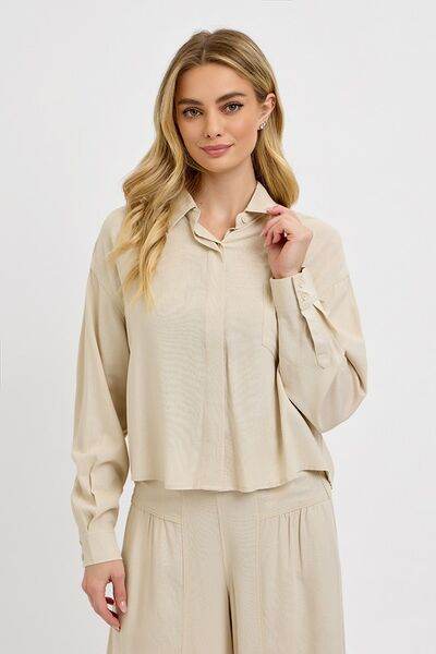 RISEN Button Down Long Sleeve Shirt - Shop Style & More | Fresh Looks, Everyday Deals & Free Shipping