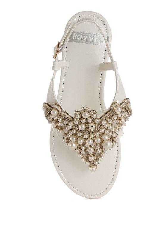 Nayasa Pin Buckle Pearls Flats - Shop Style & More | Fresh Looks, Everyday Deals & Free Shipping