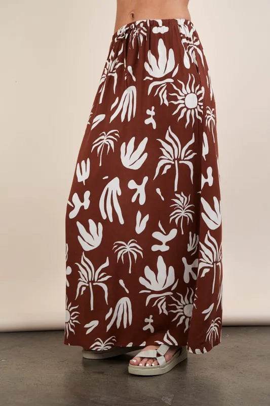 VERY J Printed Resort Midi Skirt - Shop Style & More | Fresh Looks, Everyday Deals & Free Shipping