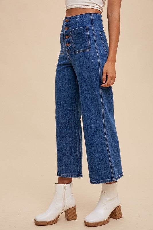 Annie Wear Button Fly High Waist Jeans - Shop Style & More | Fresh Looks, Everyday Deals & Free Shipping