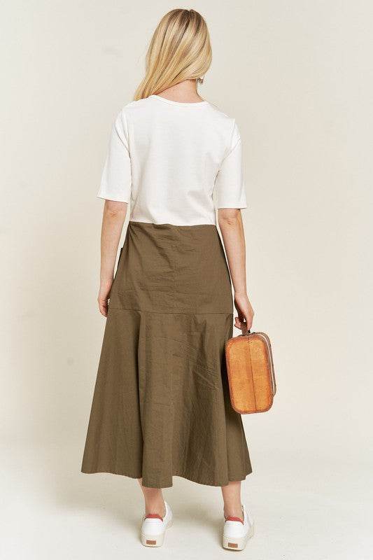 KNIT MIX DRESS - Shop Style & More | Fresh Looks, Everyday Deals & Free Shipping