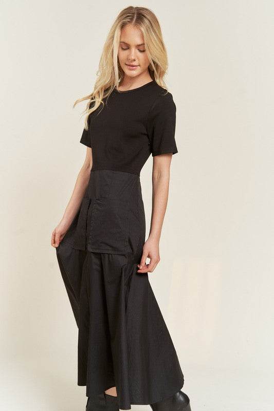KNIT MIX DRESS - Shop Style & More | Fresh Looks, Everyday Deals & Free Shipping