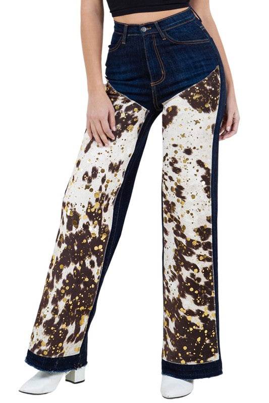 Rodeo Wide Leg Jean in Dark Wash - Shop Style & More | Fresh Looks, Everyday Deals & Free Shipping