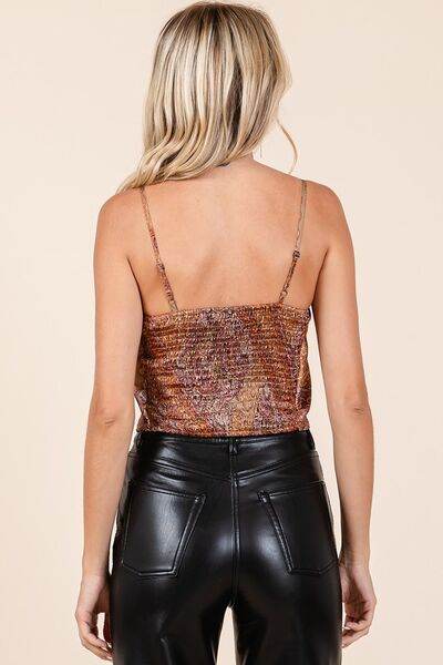 Mittoshop Paisley Patchwork Print Satin Cowl Neck Crop Cami - Shop Style & More | Fresh Looks, Everyday Deals & Free Shipping