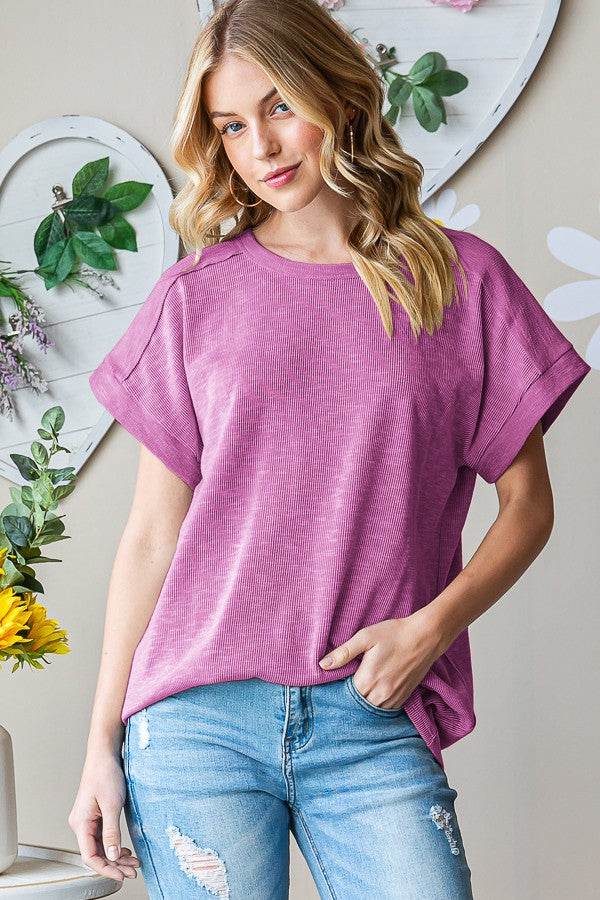 Heimish Full Size Short Sleeve Round Neck T-Shirt - Shop Style & More | Fresh Looks, Everyday Deals & Free Shipping