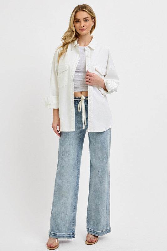 RISEN Full Size Straight Leg Jeans with Pockets Plus Size - Shop Style & More | Fresh Looks, Everyday Deals & Free Shipping