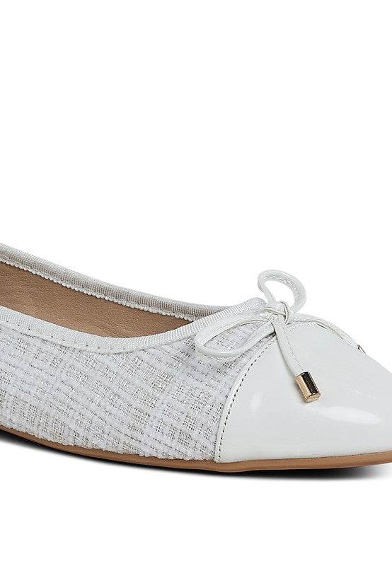 Junpey Plaid Tweed Ballet Flats - Shop Style & More | Fresh Looks, Everyday Deals & Free Shipping