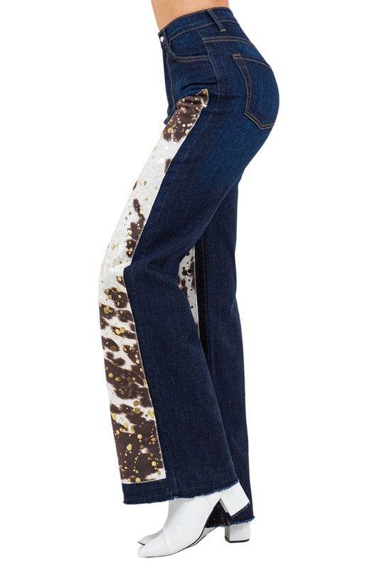 Rodeo Wide Leg Jean in Dark Wash - Shop Style & More | Fresh Looks, Everyday Deals & Free Shipping