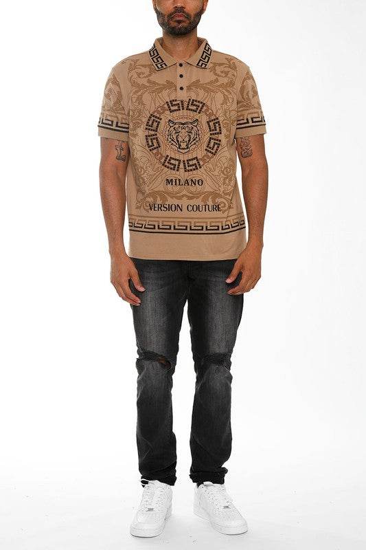 Version Couture Polo Button Down Shirt - Shop Style & More | Fresh Looks, Everyday Deals & Free Shipping