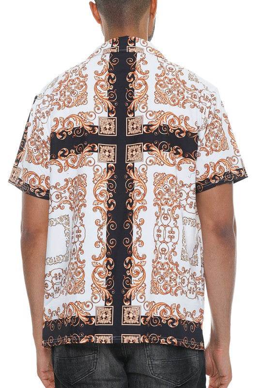 Mens Collared Print Button Down - Shop Style & More | Fresh Looks, Everyday Deals & Free Shipping
