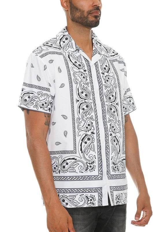 Mens Collared Print Button Down - Shop Style & More | Fresh Looks, Everyday Deals & Free Shipping